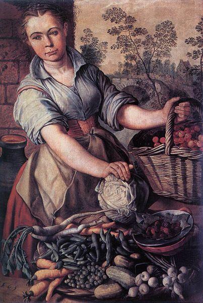 Joachim Beuckelaer Vegetable Seller china oil painting image